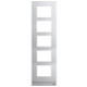 Cover frame, 5 modules,size 1/5, aluminu - 51028CF-A Cover frame, 5 modules,size 1/5, aluminu - 51028CF-A